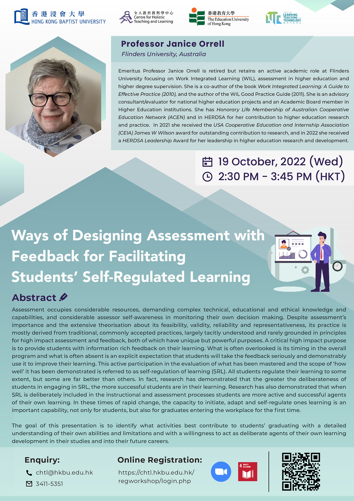 Ways of Designing Assessment with Feedback for Facilitating Students’ Self-Regulated Learning