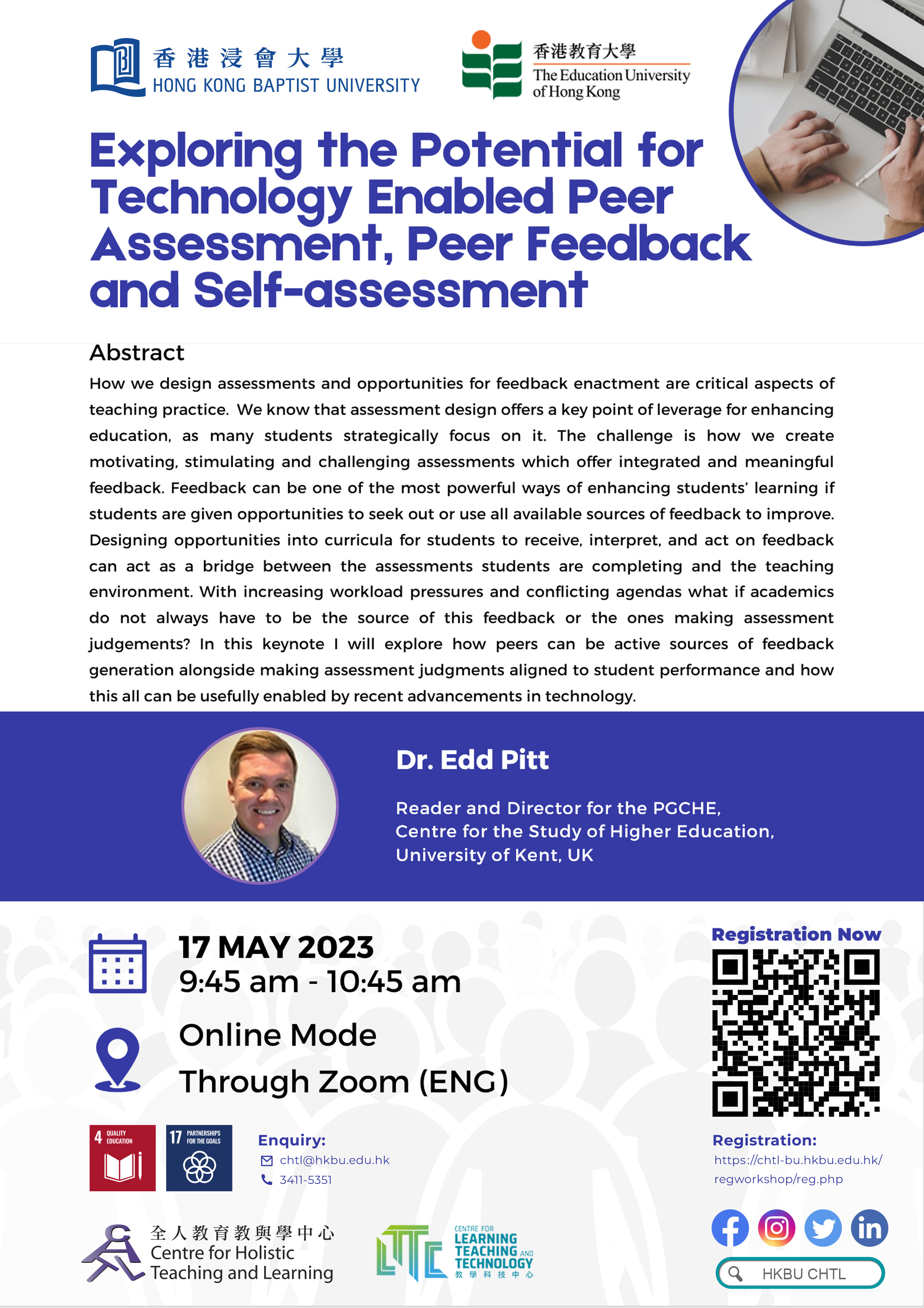 Exploring the Potential for Technology Enabled Peer Assessment, Peer Feedback and Self-assessment