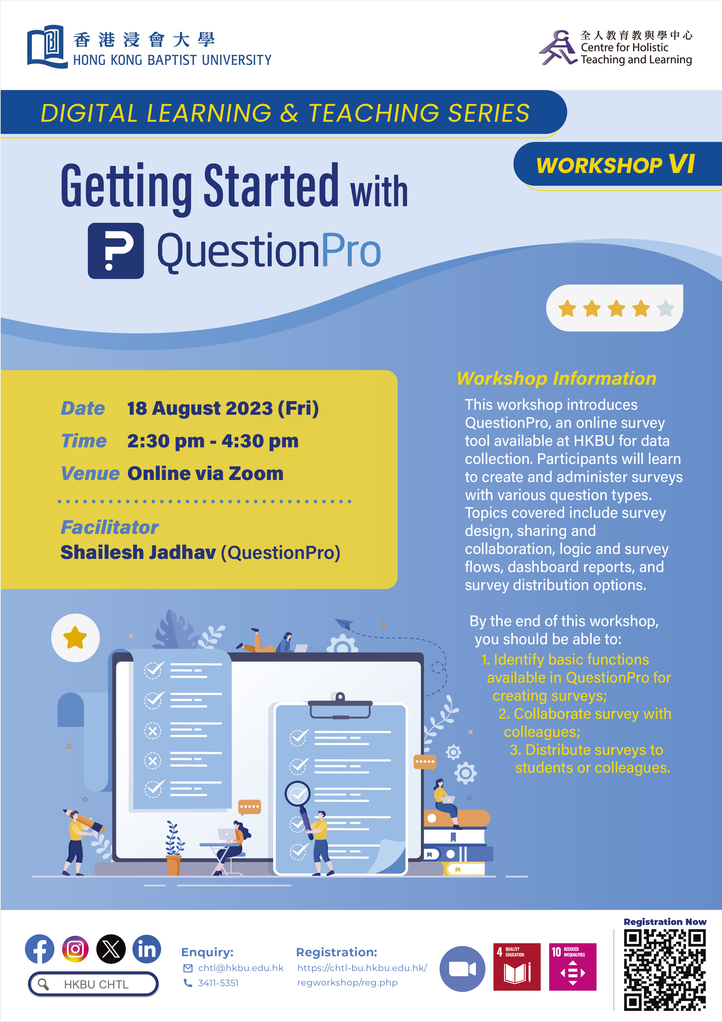 Workshop VI: Getting Started with QuestionPro