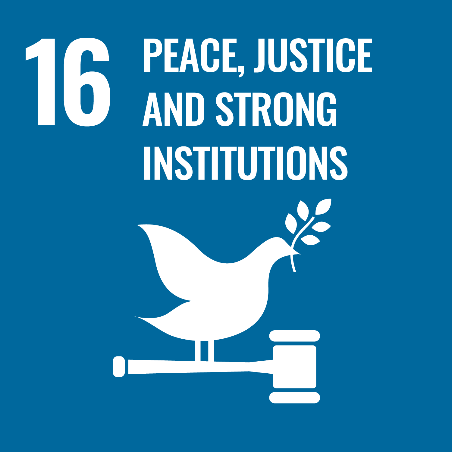 SDG Peace, Justice and Strong Institutions