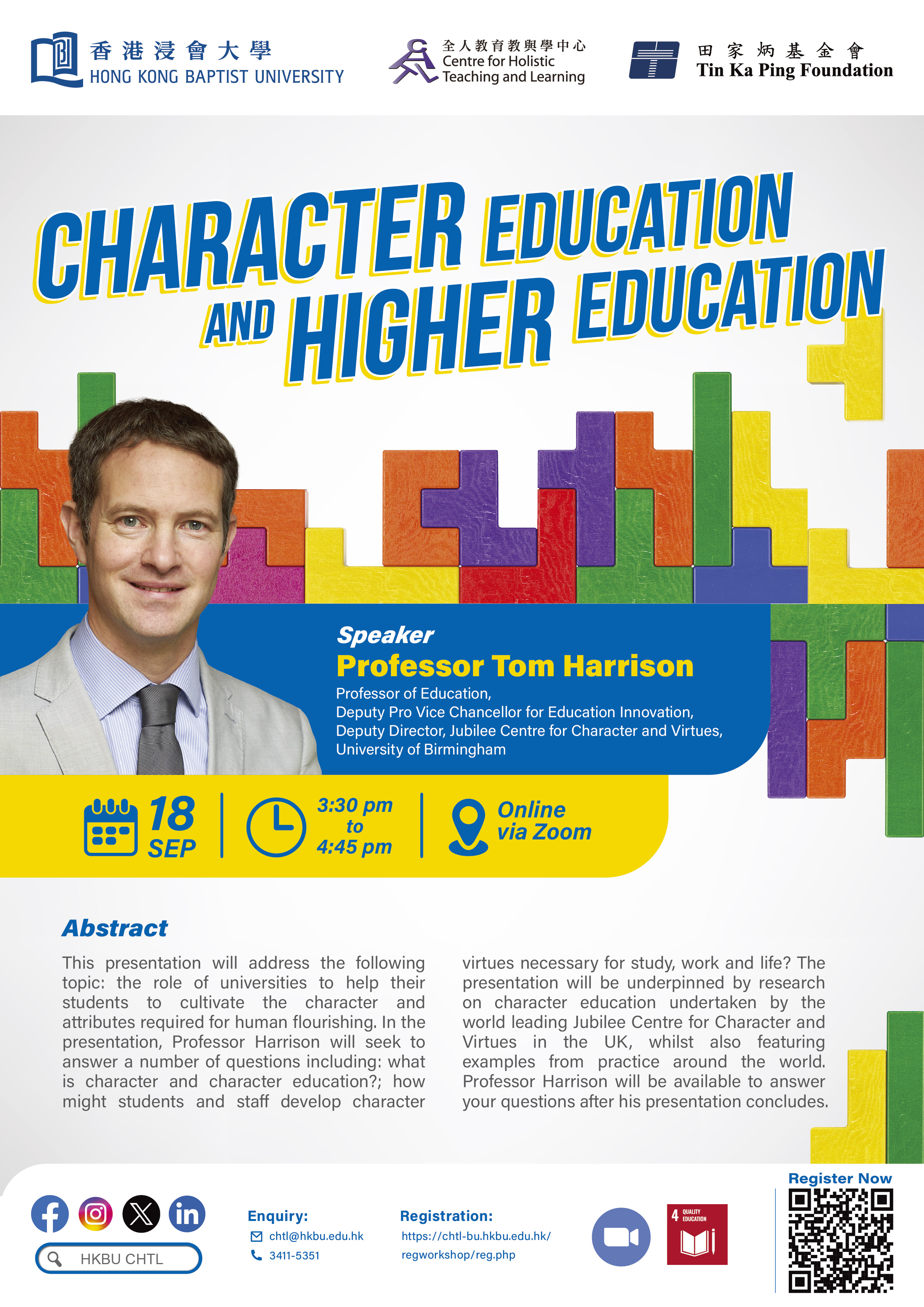 Character Education and Higher Education