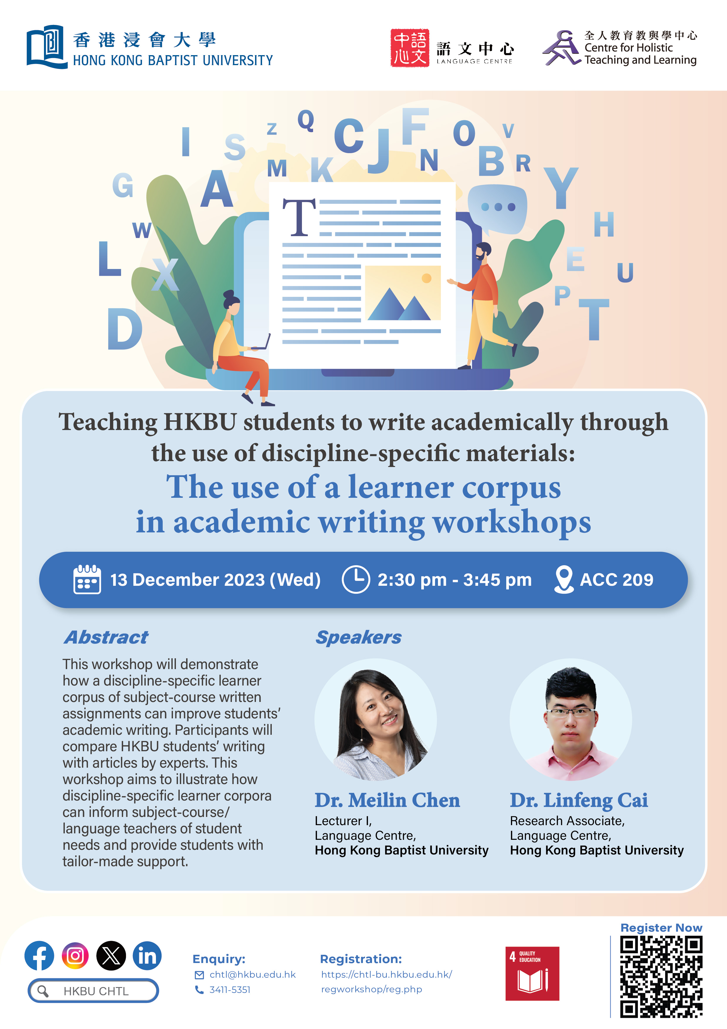 Teaching HKBU Students to Write Academically through the Use of Discipline-Specific Materials: The Use of a Learner Corpus in Academic Writing Workshops
